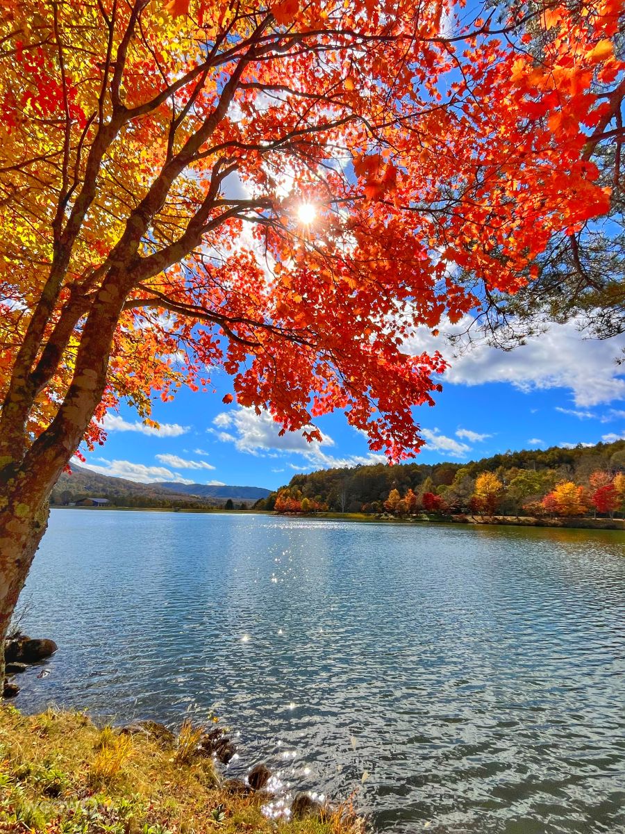 Weather Photos in Megami Lake. Weather forecasts with beautiful photos by Kasumisou