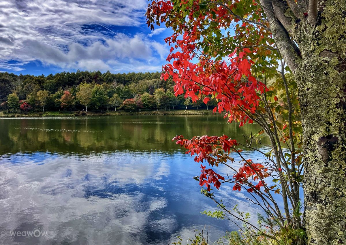 Weather Photos in Megami Lake. Weather forecasts with beautiful photos by Kasumisou