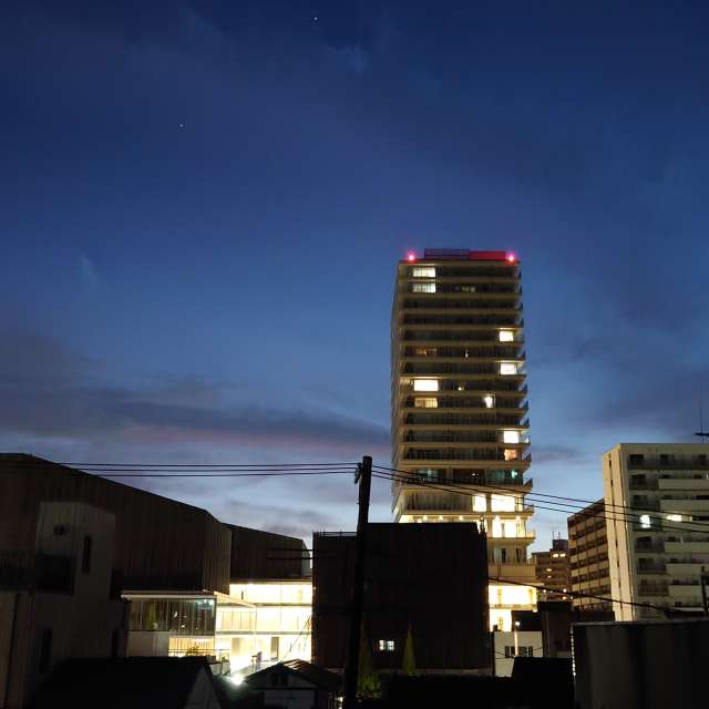 Dark. Weather forecasts with beautiful photos by あさのジジ Photos in Okayama