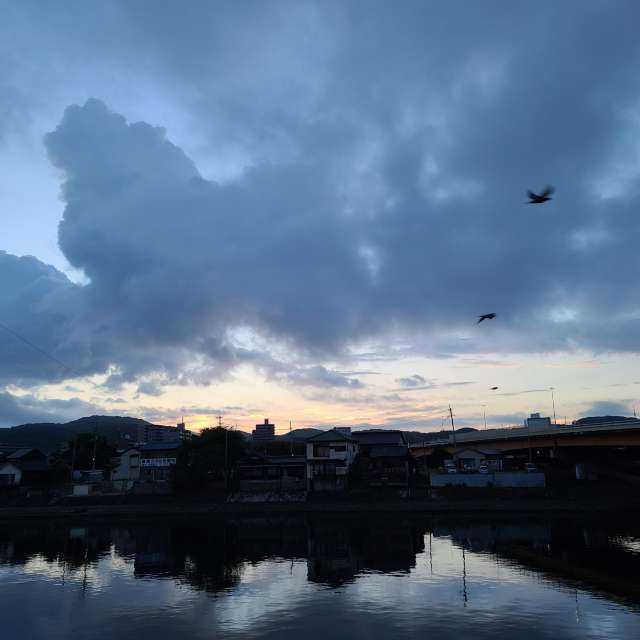 Dark. Weather forecasts with beautiful photos by あさのジジ Photos in Okayama
